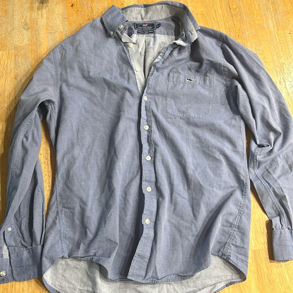 Vineyard Vines men’s blue slim fit Tucker button down shirt size Medium